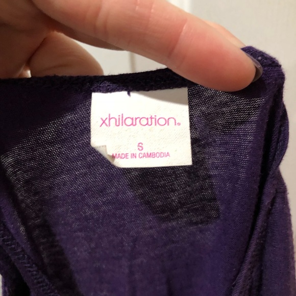 Xhilaration purple beach cover-up - Picture 4 of 7